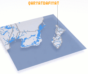 3d view of Qaryat Dafīyāt