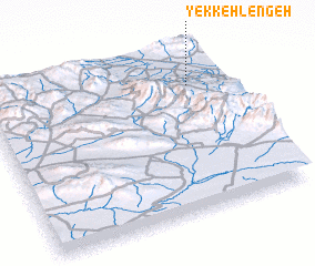 3d view of Yekkeh Lengeh