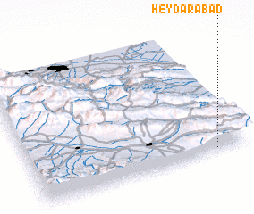 3d view of Ḩeydarābād