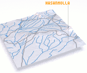 3d view of Ḩasan Mollā