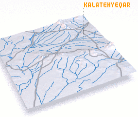 3d view of Kalāteh-ye Qar