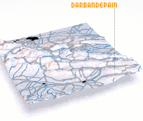 3d view of Darband-e Pā \