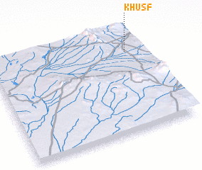 3d view of Khūsf