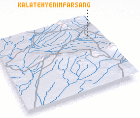 3d view of Kalāteh-ye Nīm Farsang