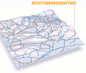 3d view of Ḩoseynābād-e Ghaffārī