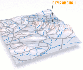 3d view of Beyram Shāh