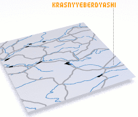 3d view of Krasnyye Berdyashi