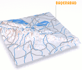 3d view of Bāqerābād