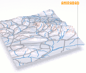 3d view of Amīrābād