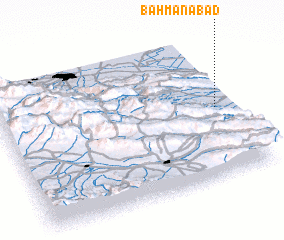 3d view of Bahmanābād