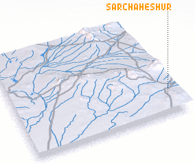 3d view of Sarchāh-e Shūr