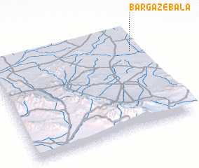 3d view of Bargaz-e Bālā