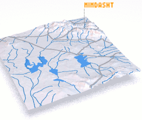 3d view of Mīm Dasht