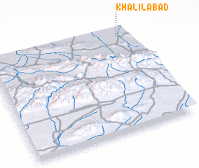 3d view of Khalīlābād