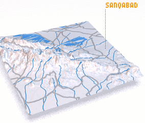 3d view of Sanqābād