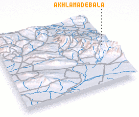 3d view of Akhlamad-e Bāla