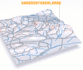 3d view of Dahaneh-ye Akhlamad