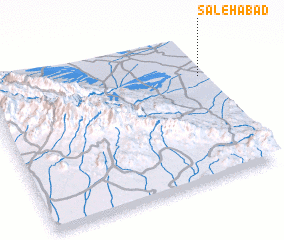 3d view of Sāleḩābād