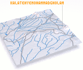 3d view of Kalāteh-ye Moḩammad Gholām