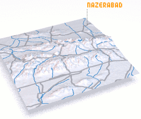 3d view of Nāz̧erābād