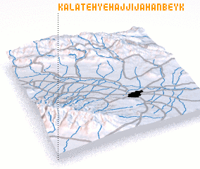 3d view of Kalāteh-ye Ḩājjī Jahān Beyk