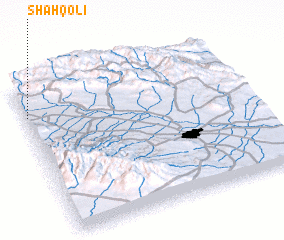 3d view of Shāh Qolī