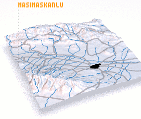 3d view of Māsī Māskānlū