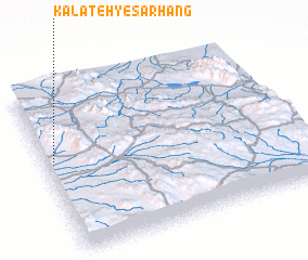 3d view of Kalāteh-ye Sarhang