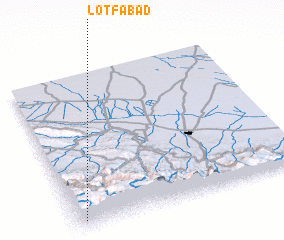 3d view of Loţfābād