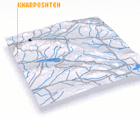 3d view of Khar Poshteh