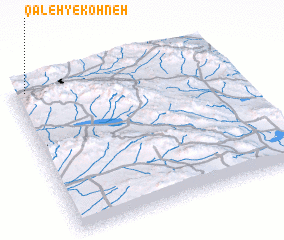 3d view of Qal‘eh-ye Kohneh