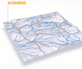 3d view of Asadābād