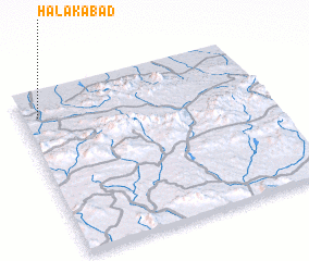 3d view of Halakābād
