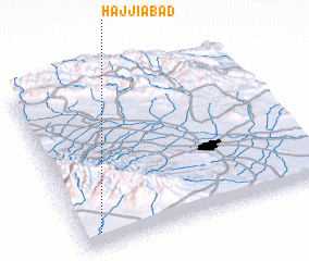 3d view of Ḩājjīābād