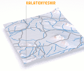 3d view of Kalāteh-ye Shīr