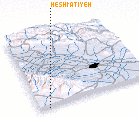 3d view of Ḩeshmatīyeh