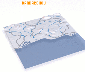 3d view of Bandar-e Koj