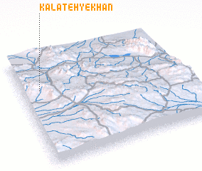 3d view of Kalāteh-ye Khān