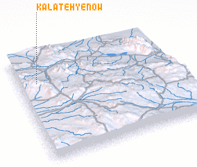 3d view of Kalāteh-ye Now