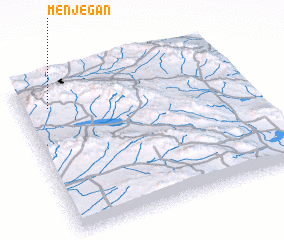 3d view of Menjegān