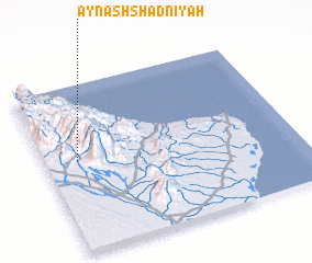 3d view of ‘Ayn ash Shadnīyah