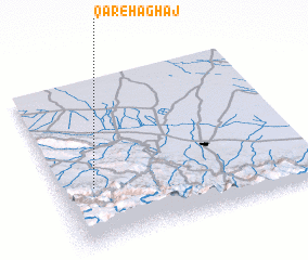 3d view of Qareh Āghāj