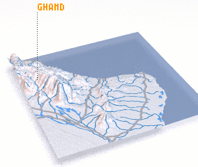 3d view of Ghamḑ
