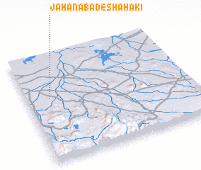 3d view of Jahānābād-e Shahakī