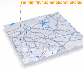 3d view of Tolombeh-ye Jahānābād-e Harandī