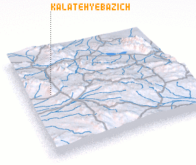 3d view of Kalāteh-ye Bāzīch