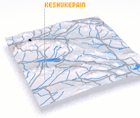 3d view of Keshūk-e Pā\