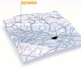 3d view of Āq Şaḩrā