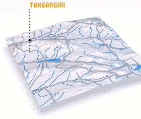 3d view of Tak-e Ārgīnī