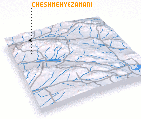 3d view of Cheshmeh-ye Zamānī